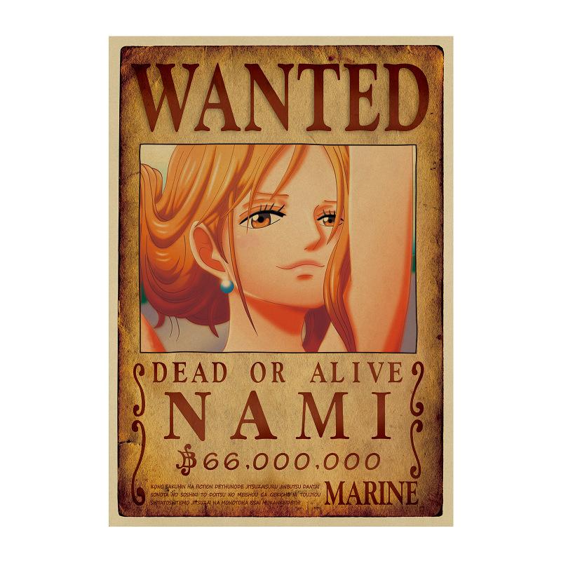 Poster Wanted Nami One Piece