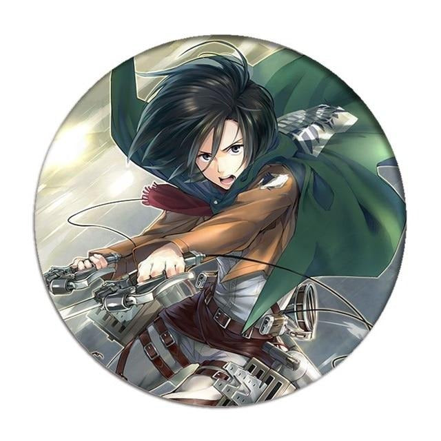 Pin's Attaque des Titans Mikasa Combattante